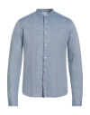 Rossopuro Man Shirt Light Blue Size 15 ½ Linen