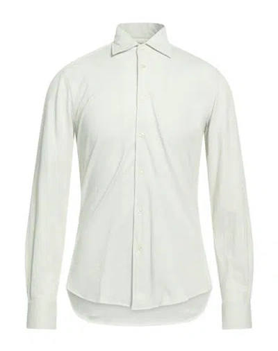 Rossopuro Man Shirt Light Grey Size 15 ½ Cotton