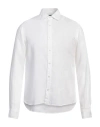 Rossopuro Man Shirt Off White Size 15 ¾ Linen