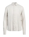 Rossopuro Man Shirt Sage Green Size 17 ½ Linen