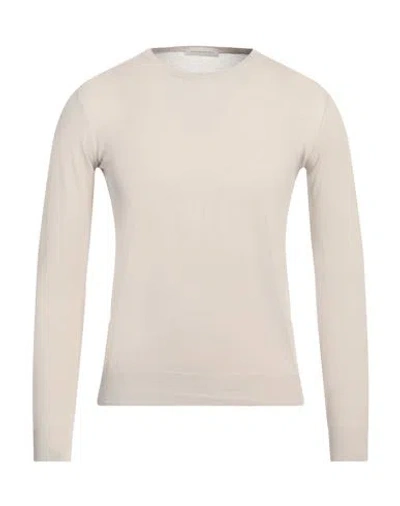 Rossopuro Man Sweater Beige Size 3 Cotton