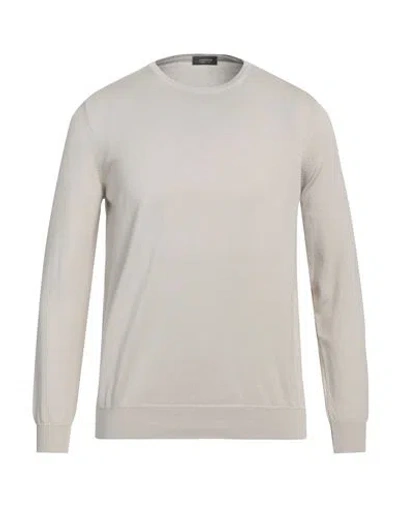 Rossopuro Man Sweater Beige Size 4 Cotton