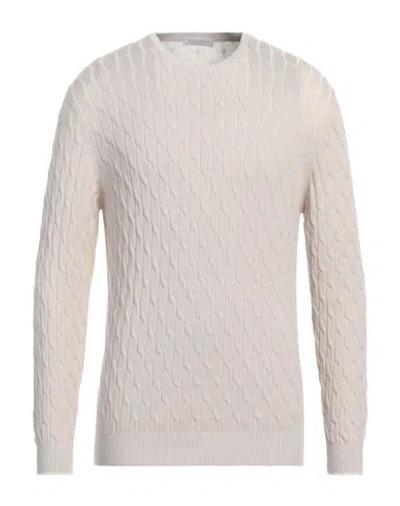 Rossopuro Man Sweater Beige Size 4 Cotton