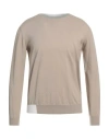Rossopuro Man Sweater Beige Size 4 Cotton