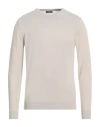 Rossopuro Man Sweater Beige Size 4 Cotton