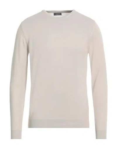 Rossopuro Man Sweater Beige Size 4 Cotton