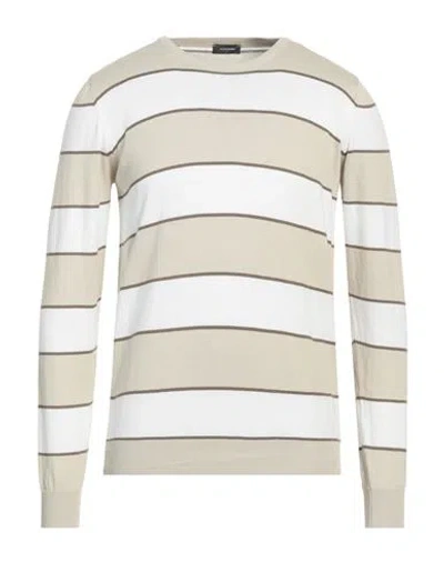 Rossopuro Man Sweater Beige Size 4 Cotton