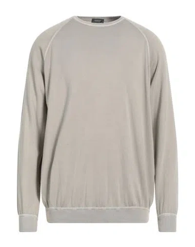 Rossopuro Man Sweater Beige Size 7 Cotton