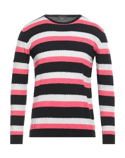 Rossopuro Man Sweater Coral Size 4 Wool In Red