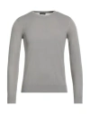 Rossopuro Man Sweater Grey Size 2 Cotton In Grey