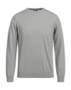 Rossopuro Man Sweater Grey Size 4 Wool In Grey