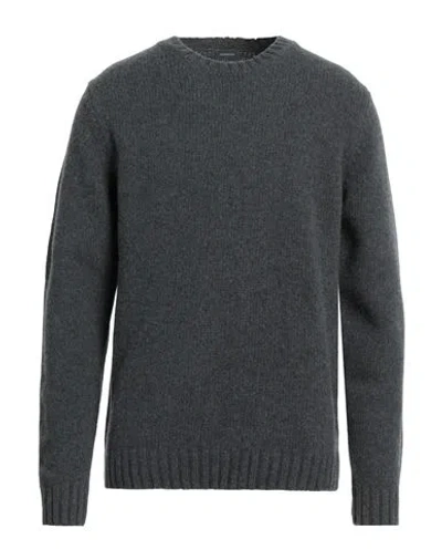 Rossopuro Man Sweater Grey Size 6 Wool, Cashmere