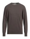 Rossopuro Man Sweater Light Brown Size 6 Cashmere In Beige