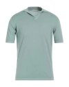 Rossopuro Man Sweater Light Green Size 4 Cotton