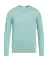 Rossopuro Man Sweater Light Green Size 4 Cotton