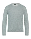 Rossopuro Man Sweater Light Green Size 5 Linen, Cotton