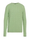 Rossopuro Man Sweater Light Green Size 5 Wool, Viscose, Nylon, Cashmere In Green