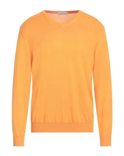 Rossopuro Man Sweater Mandarin Size 4 Cotton