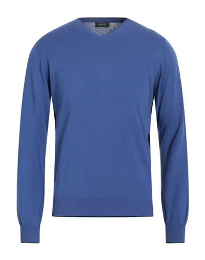 Rossopuro Man Sweater Light Purple Size 4 Cotton