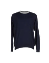 Rossopuro Man Sweater Midnight Blue Size 4 Cotton