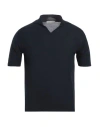 Rossopuro Man Sweater Midnight Blue Size 5 Cotton