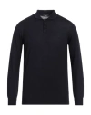 Rossopuro Man Sweater Midnight Blue Size M Wool In Blue