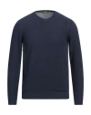 Rossopuro Man Sweater Navy Size 4 Cotton