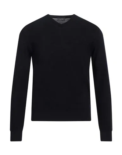 Rossopuro Man Sweater Navy Size 4 Wool