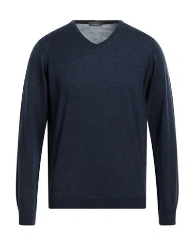 Rossopuro Sweaters In Navy Blue