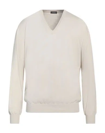 Rossopuro Man Sweater Off White Size 6 Cotton