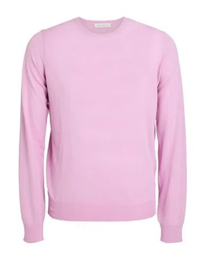 Rossopuro Man Sweater Pink Size 3 Cotton