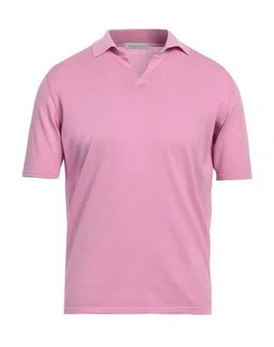 Rossopuro Man Sweater Pink Size 6 Cotton