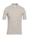 Rossopuro Man Sweater Sand Size 3 Cotton In Beige