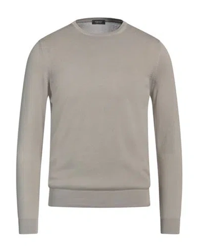 Rossopuro Man Sweater Sand Size 4 Cotton In Beige