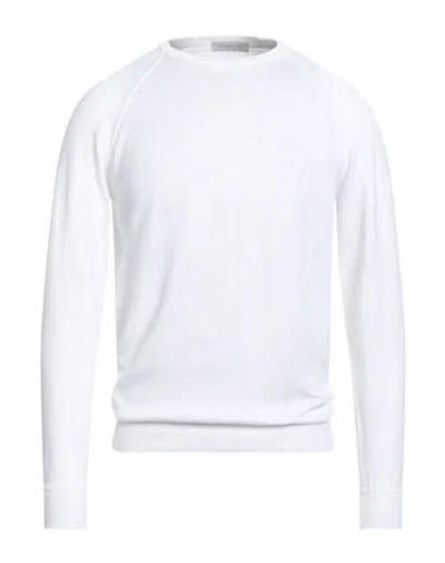 Rossopuro Man Sweater White Size 3 Cotton