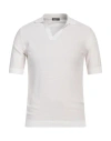 Rossopuro Man Sweater White Size 4 Cotton In White