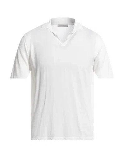 Rossopuro Man Sweater White Size 6 Cotton