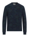 Rossopuro Man Sweatshirt Blue Size 3 Cotton, Elastane