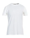 Rossopuro Man T-shirt Ivory Size 4 Cotton In White