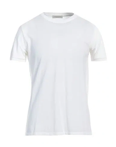 Rossopuro Man T-shirt Ivory Size 4 Cotton In White