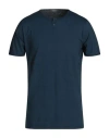 Rossopuro Man T-shirt Navy Blue Size 5 Cotton
