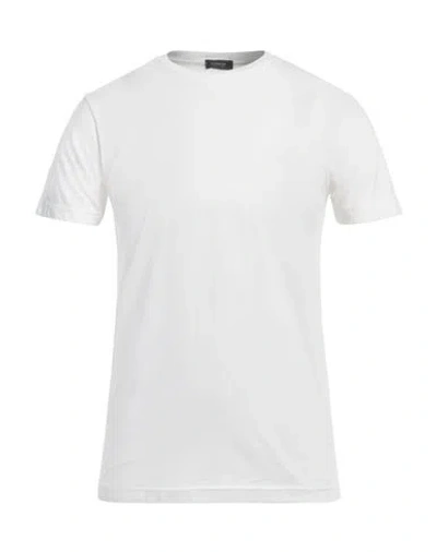 Rossopuro Man T-shirt White Size 4 Cotton