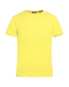 Rossopuro Man T-shirt Yellow Size 4 Cotton