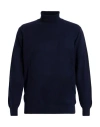 Rossopuro Man Turtleneck Midnight Blue Size 6 Wool, Cashmere