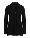 Rossopuro Woman Cardigan Black Size M Merino Wool