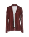 Rossopuro Woman Cardigan Burgundy Size M Viscose In Red