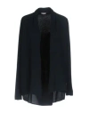 Rossopuro Woman Cardigan Midnight Blue Size S Cotton, Polyester In Blue