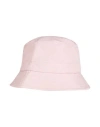 Rossopuro Woman Hat Blush Size M Cotton, Polyester In Pink