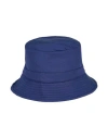 Rossopuro Woman Hat Navy Size S Cotton, Polyester In Navy