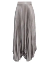 Rossopuro Woman Maxi Skirt Grey Size L Polyester